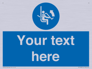 Custom Mandatory: Open safety bar of chairlift